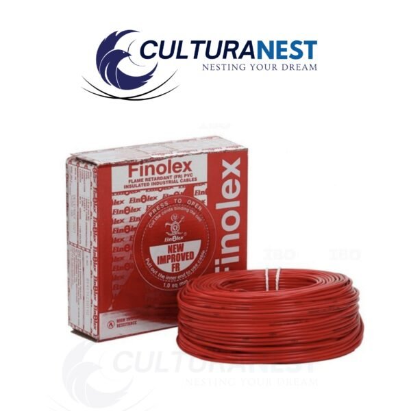 Finolex Silver 4 sq mm Red 90 m FR PVC Insulated Wire