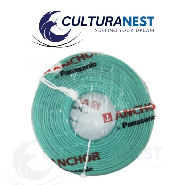 Anchor Advance FR 1 sq mm Green 180 m FR PVC Insulated Wire